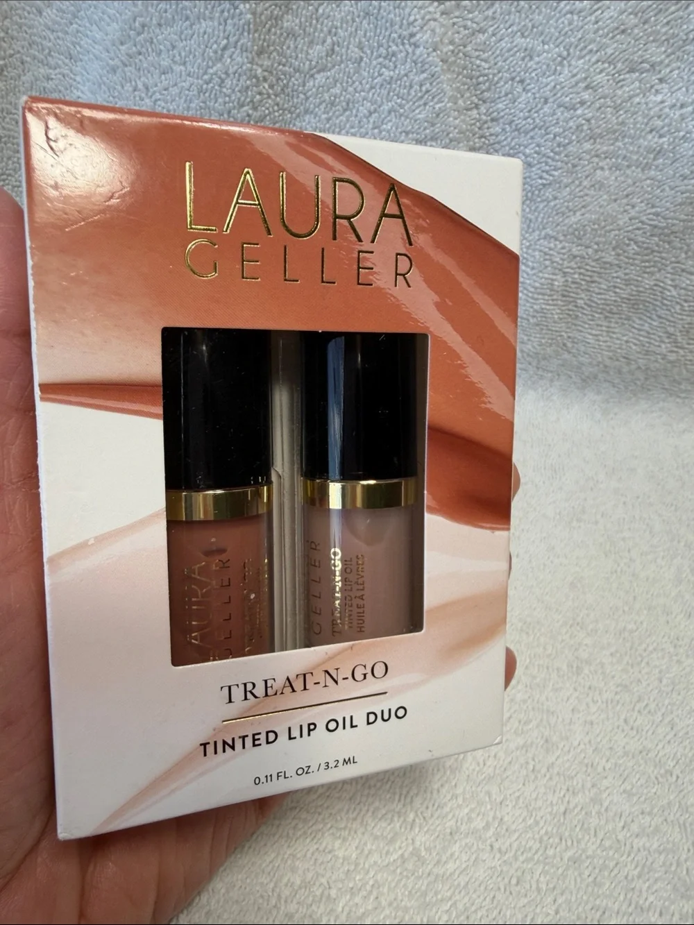 🍄5 for $35🍄 Laura Geller Tinted Lip Oil Duo in High Stakes & A-Game